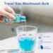 HAIFOTRVA 100 Pcs Mini Mouthwash Travel Size Bulk Blue Portable Mint Flavor Mini Mouthwash Individual 35ml/1.2oz On The Go Mouth Wash Small Bottle for Travel Office Toiletry Kits - Buy Online on GoSupps.com