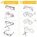 10 Pairs Butterfly Shape Silicone Nose Pads for Glasses & Sunglasses - Soft & Comfortable Black 2.8mm - Buy Online on GoSupps.com