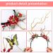 Christmas Headband Christmas Reindeer Antlers Headband Flower Crown Hair Hoops with Artificial Pine Cones Red Berry Elk Deer Headwear Animal Horns Hairband for Women Girls Party Costume Supplies - Buy Online on GoSupps.com