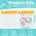 35Pcs Portable Pill Pouches | Reusable Mini Ziplock Bags for Medicine & Vitamins | Clear Self-Sealing Pill Organizers 2.9x2.9in - Buy Online on GoSupps.com