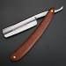 Xuan FENG Zambian Bloodwood Folding Razor - Tempered Steel High Hardness & Sharp Straight Razor for Men - Premium Quality Shaving Tool - Buy Online on GoSupps.com