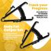 Skinfold Body Fat Caliper - Handheld BMI Measurement Tool by MEDca (Pack of 2 Black) - Accurate Analyzer for Men and Women - Buy Online on GoSupps.com