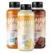 Gymqueen Mamma Mia Zero Sauce 3x265ml chocolate + vanilla + Salty Caramel calorie-reduced without fat & without added sugar for refining dishes or as a dessert sauce chocolate + vanilla 265 ml (3 Pack)