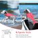 Vivaglory Sporty Dog Swimming Vest for Small & Medium Dogs - Adjustable Nylon Neon Pink Fits 48-58 cm Ribcage Girth - International Shipping Available - Buy Online on GoSupps.com