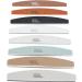 Half Moon Acrylic Nail Files Shapes Different Fineness Manicure Tool Polishing Nail File Set 8 Pieces Comfortable Grip for Manicurists - Buy Online on GoSupps.com