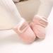 Spring Baby Newborn Winter Warm Fleece Bootie | Non-Slip Soft Sole Shoes for Girls Boys | Prewalker Boots 0-18 Months | Pink - Buy Online on GoSupps.com