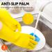 VGO 5 Pairs Reusable Kitchen Gloves - Long Arm Multifunctional Household & Dishwashing - Yellow (HH4601) - Buy Online on GoSupps.com