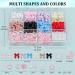 BJAINGEXK 600PCS 3D Nail Amulet Set 1 piece 8-color nail bow amulet + Pink White stars Love Moon Cute Nail jewelry + White pearls for nail art DIY decoration with picking tool - Buy Online on GoSupps.com