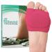Pedimend Metatarsal Pads for Women and Men Ball of Foot Cushion - Gel Sleeves Cushions Pad - Fabric Soft Socks for Supports Feet Pain Relief Pink Large (UK 6-11)