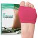 Pedimend Metatarsal Pads for Women and Men Ball of Foot Cushion - Gel Sleeves Cushions Pad - Fabric Soft Socks for Supports Feet Pain Relief Pink Large (UK 6-11)