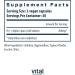Vital Nutrients R-Lipoic Acid - Active ALA Supplement for Metabolism & Energy | Gluten-Free Non-GMO | 60 Capsules - Buy Online on GoSupps.com
