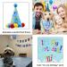 Dog Birthday Bandana Dog Birthday Party Supplies Dog Birthday Bandana Set with Cute Doggie Birthday Party Hat And Bow Tie for Small Medium Large Dogs Pets (Light Blue) - Buy Online on GoSupps.com