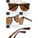 Vevesmundo Tinted Reading Glasses with Sun Protection - Stylish Leopard Design for Men & Women | Visual Aid Sunglasses 1.0x - Buy Online on GoSupps.com