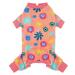 KYEESE Dog Pajamas with Flower Print for Small Medium Dogs Soft Material Stretchable Dog Pajamas Onesie Dog Apparel X-Large (Pack of 1) Sunflower