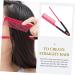 HAPINARY Hair Styling Comb Clipon Vshaped Design Hair Straightener And Rosy - Buy Online on GoSupps.com