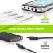 AUVON 4 Outputs TENS Unit EMS Muscle Stimulator Machine for Pain Relief Therapy with 24 Modes Electric Pulse Massager  2" and 2"x4" Electrodes Pads (Black) A-black - Buy Online on GoSupps.com