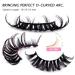 7 Pairs of 3D False Eyelashes Set | Reusable Natural Artificial Eyelashes (004) - International Shipping Available - Buy Online on GoSupps.com