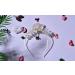 Natural Crystal Quartz Moon Headband - Raw Gemstone Moon Crown for Women - Buy Online on GoSupps.com