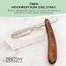 Decofy Premium Razor with Wooden Handle - Silver & Black - Precision Shave & Blade Replacement - Men's Razor Set - Buy Online on GoSupps.com
