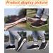 Men's Mesh Slip-on Trainers for Elderly | 3 Pairs Insoles Included | Lightweight Breathable Sneakers | Casual Walking & Running Shoes - Size 11 Light Blue - Buy Online on GoSupps.com