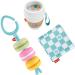 Fisher-Price Bakery Treats Gift Set  3 Food-Themed Baby Toys and teether for Infants Ages 3 Months and up