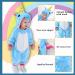 Doladola Baby Unicorn Hooded Romper, 24-30 Months, Blue - Cute Flannel Toddler Jumpsuit - Buy Online on GoSupps.com