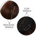 FRCOLOR Piece Invisible Wig Work Party Synthetic Hair Stylish Wigs Hair Extensions for Short Hair Human Hair Toppers for Women Air Bangs Reissue Block Miss Chemical Fiber 25.00X14.00X13.00CM Light Brown - Buy Online on GoSupps.com