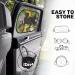 iZoeL Car Sun Shade 2PCS Static Cling Window Sunshades with Animal Lion Design - UV Protection for Kids, 8 Suction Cups, Storage Bag - Green Forest Theme - Buy Online on GoSupps.com
