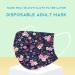 Goddess Accent 50 Pack Disposable Face_Mask Cute Floral Tie Dye Printed Protection for Adults Women - Buy Online on GoSupps.com