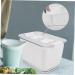 Mipcase Plastic Washing Basket Fridge Food Container 3pcs Fridge Food Drainage Box Convenient Practical Food Sealing Box Kitchen Food Box Vegetables Colanders Strainers - Buy Online on GoSupps.com