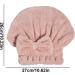 Xuanshengjia Hair Dryer Towels - Soft & Absorbent Fast Drying Hair Care | Towel Hat for Curly Hair Anti-Frizz Accessories in Perfect Pink for Women - Buy Online on GoSupps.com