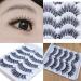 Holangela 5 Pairs of Reusable Self-Adhesive Faux Eyelashes - Natural Look Thick Fast & Black for Stunning Makeup - Buy Online on GoSupps.com
