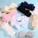 GOTH Perhk 4 Pack Spa Bowknot Hair Bands Coral Fleece Makeup Headband Elastic Head Wrap for Washing Face Shower Yoga Sports Skincare(Beige Pink Blue Navy Blue) - Buy Online on GoSupps.com