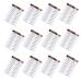 POPETPOP 12 Sheets waterproof eyebrow stickers eyebrow water transfer artificial eyebrows false eyebrows for 1 count (Pack of 1) Black