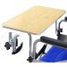 Wood Wheelchair Lap Tray Wheelchair Table Universal Trays Desk Fit for Manual Powered Or Electric Wheelchairs for Disabled Eating Rest B - Buy Online on GoSupps.com