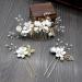Gold Wedding Hair Comb | Pearl & Rhinestone Bridal Hair Accessories | Elegant Bridal Jewelry for Bride & Bridesmaid - Buy Online on GoSupps.com