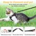 Escape Proof Cat Harness and Leash for Walking - Adjustable Reflective Mesh Vest for Comfort Fit - XS Black - Buy Online on GoSupps.com