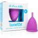 Lunette Reusable Menstrual Cup, Model 2 Period Cup for Moderate to Heavy Flow, Violet Model 2 Violet