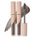 Erinde Waterproof Tinted Brow Gel Long-lasting Eyebrow Shaping Makeup Gel Liquid Thickening Brow Mascara Smudge-Resistant Flake-Resistant Volumizing Enhance Brow Mascara 01 Taupe Grey 01# Taupe Grey