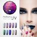 Joligel 4pcs Platinum Glitter Gel Nail Polish Semi-permanent Soak-Off for UV LED Luxury Manicure Nail Art 100% Natural Resin 8g - Buy Online on GoSupps.com