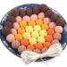 50PCS 20MM Crochet Teething Beads Kit in Khaki and Coffee Series - Baby Carriage Decoration and Jewelry Making Supplies with Cord and Needle - Buy Online on GoSupps.com