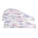 Butterflies Dry Hair Cap 2 Piece Quick Drying Towel Set with Button Headband Super Absorbent Soft & Comfortable