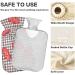 Naanle Plaid Cherry Hot Water Bottle - 1L Transparent Heat Bottle for Hand Warmer & Pain Relief Therapy - Ideal for Cold & Hot Treatment - Buy Online on GoSupps.com