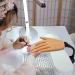 Flexible Silicone Practice Hand for Acrylic Nails - Life Size Female Mannequin Hand with Stand for Nail Art Practice (3# Left Hand) - Buy Online on GoSupps.com