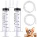 4 Packs Lamb Goat Puppy Kitten Feeding Tube Kit - 2x 16 FR Tube & 2x 60 ML Syringe - Pet Nursing Tool for Small Animals - Buy Online on GoSupps.com