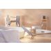 M HLE Traditional Shaving Set 8 Pcs - Chrome-Plated Brush Razor Stand Blade Cream & Aftershave | Premium International Shipping - Buy Online on GoSupps.com