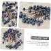 ABOOFAN 100pcs Simulation Blueberry Decoration Red Berry Branches Faux Blueberries Stems Artificial Christmas Pick Blue Pip Berry Stems Spray Holly Berry Stem Manual Foam Party Supplies Dark Blue 6.00X1.20X1.20CM - Buy Online on GoSupps.com