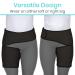 Vive Groin and Hip Brace - Compression Support for Sciatica, Nerve Pain Relief, and Muscle Recovery - Black, 48-58 - Buy Online on GoSupps.com