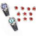 Halloween Theme Metal Nail Art Tools 5pcs Metal Alloy 3D For DIY Nail Decoration Nail Art Decoration - Buy Online on GoSupps.com