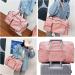 Suruid Travel Duffel Bag with Shoes Compartment - Pink Gym Bag for Men and Women - Buy Online on GoSupps.com